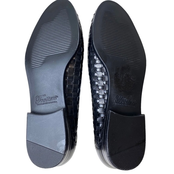 Trotters The Lizette Leather Woven Black Loafers Women’s Size 5 Medium T5158-591 - Picture 9 of 10